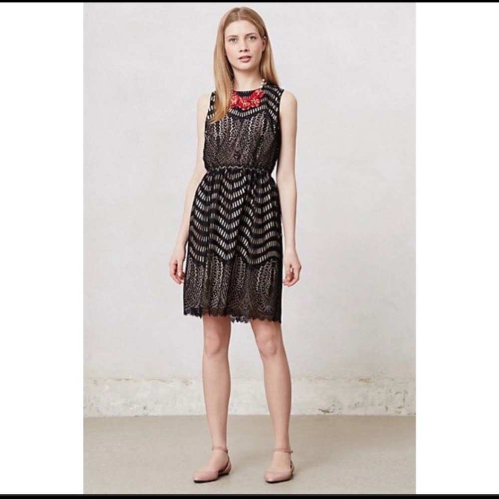 Anna Sui Laser cut dress from Anthropologie sz4